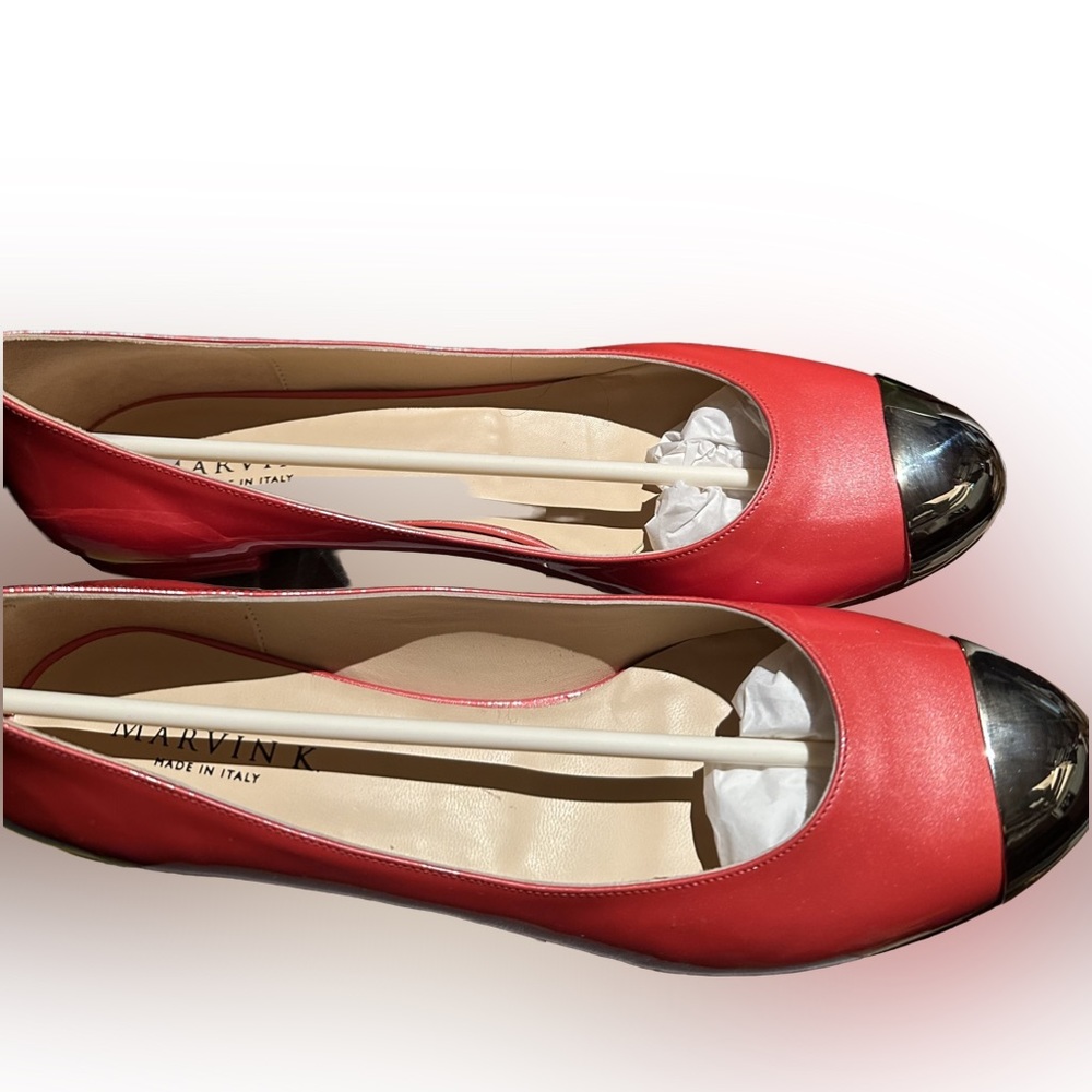 Aquatalia by Marvin K Angela Coral Patent Leather Flat